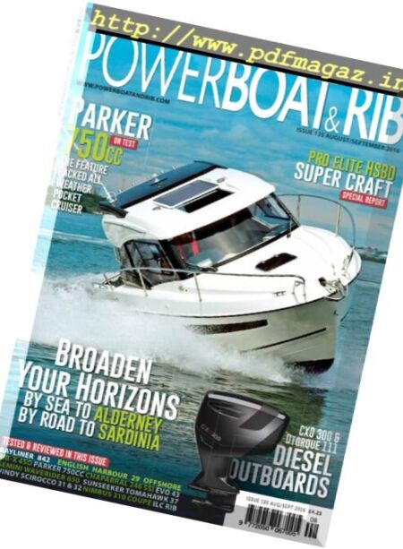 PowerBoat & RIB Magazine – August-September 2016 Cover