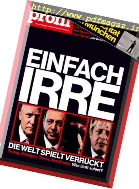 Profil – 25 Juli 2016 Cover