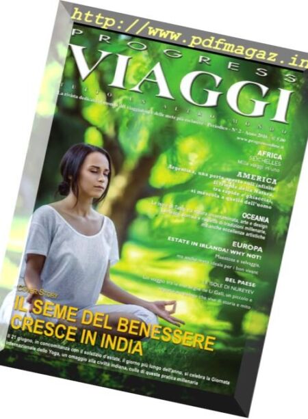 Progress Viaggi – Estate 2016 Cover