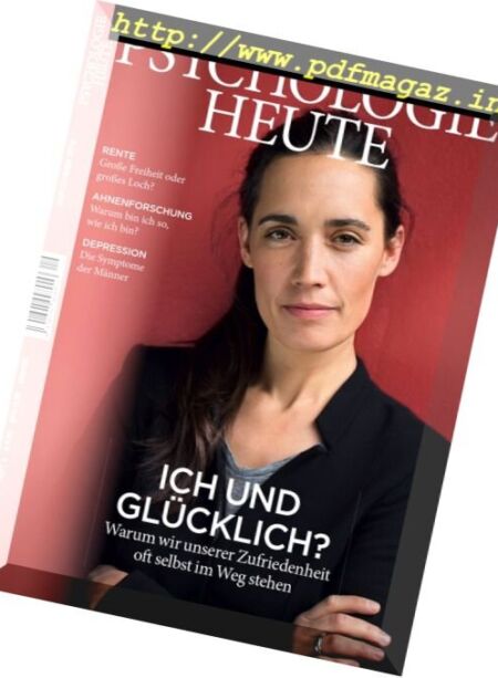 Psychologie Heute – September 2016 Cover