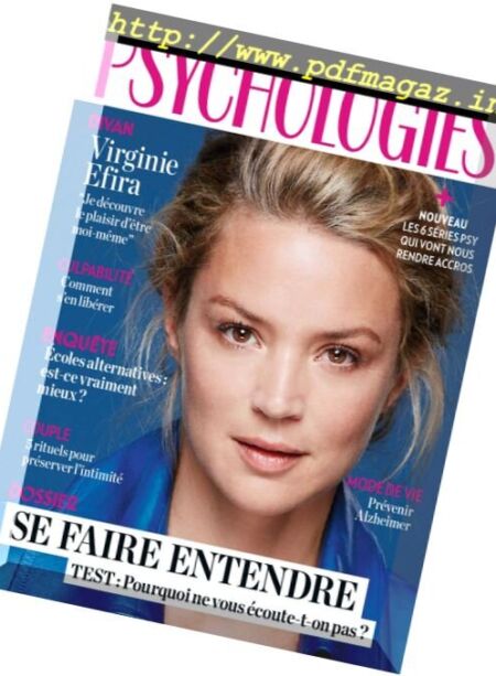 Psychologies France – Septembre 2016 Cover