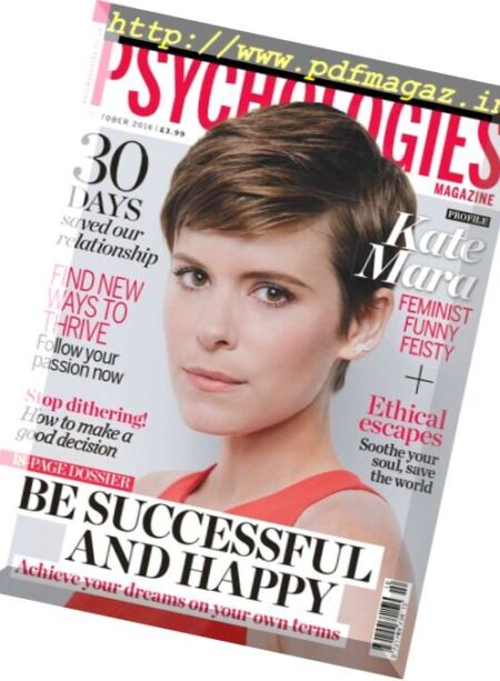 Psychologies UK – October 2016 Cover