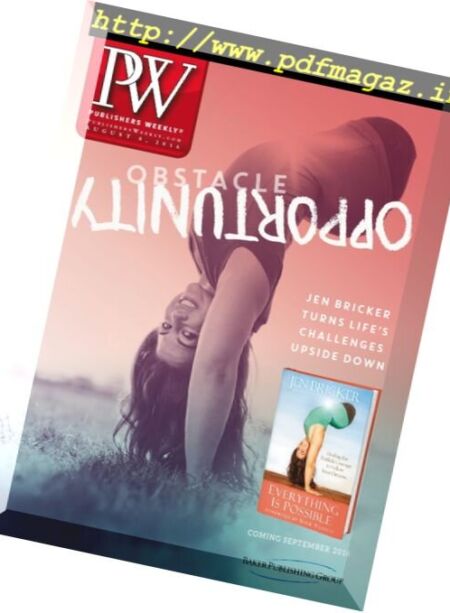 Publishers Weekly – 8 August 2016 Cover