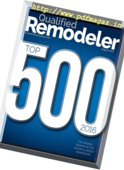 Qualified Remodeler – August 2016