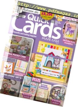 Quick Cards made Easy – September 2016