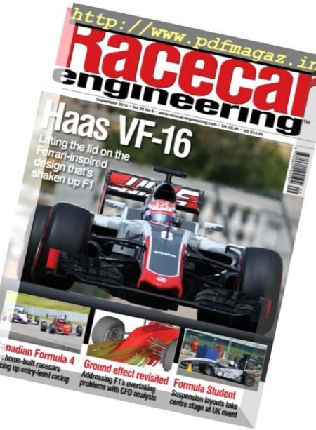 Racecar Engineering – September 2016 Cover