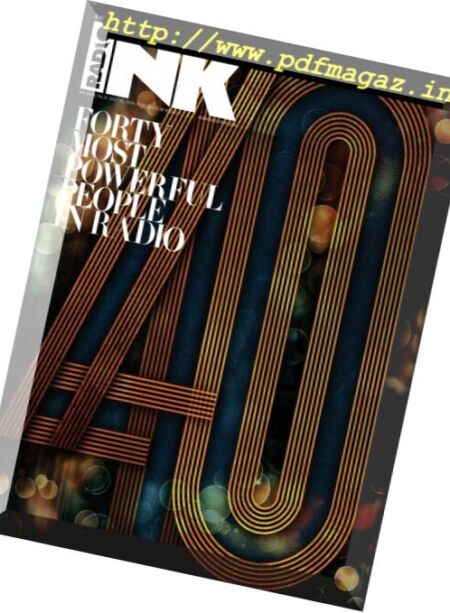 Radio Ink – 25 July 2016 Cover