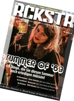 RCKSTR Magazine – August 2016