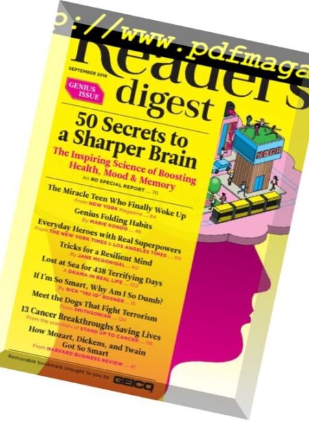 Reader’s Digest USA – September 2016 Cover