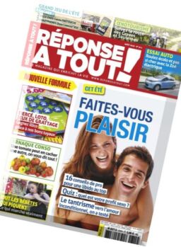 Reponse A Tout! – Aout 2016