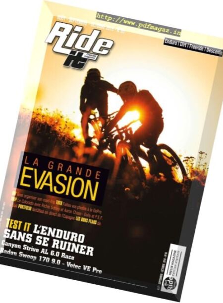 Ride It – Aout-Octobre 2016 Cover