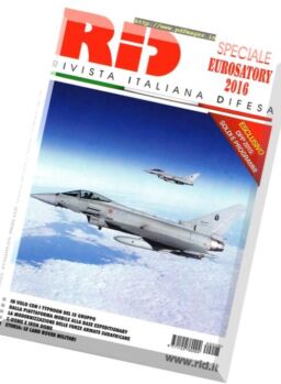 Rivista Italiana Difesa – Agosto 2016