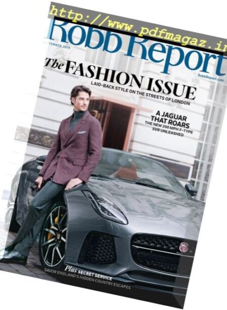 Robb Report USA – September 2016 Cover