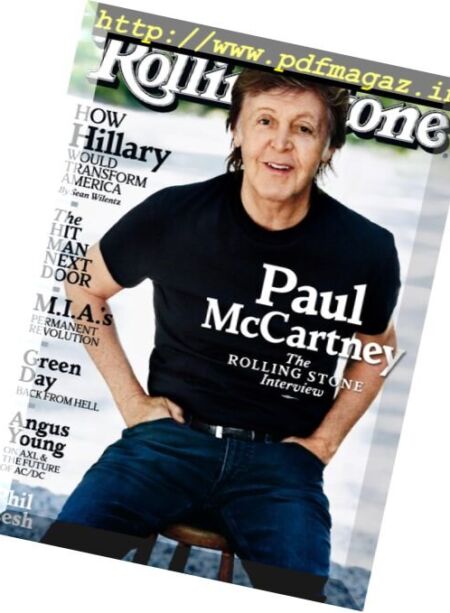 Rolling Stone USA – 25 August 2016 Cover
