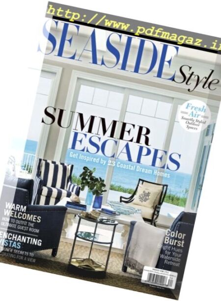 Romantic Homes – Seaside Style Summer 2016 Cover