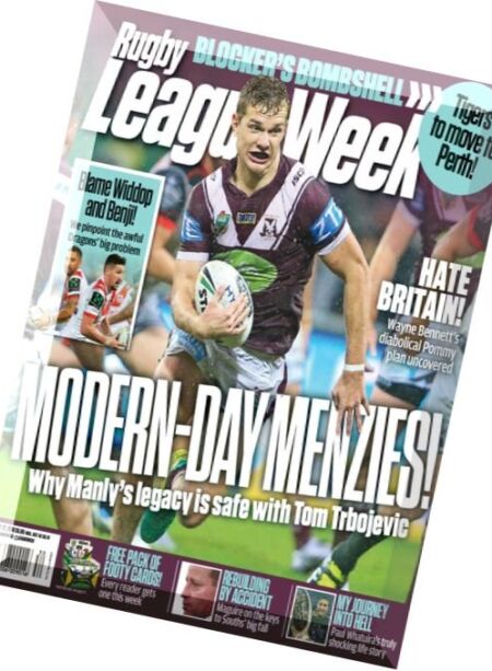 Rugby League Week – 21 July 2016 Cover