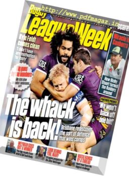 Rugby League Week – 25 August 2016