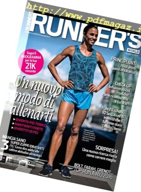 Runner’s World Italia – Agosto 2016 Cover