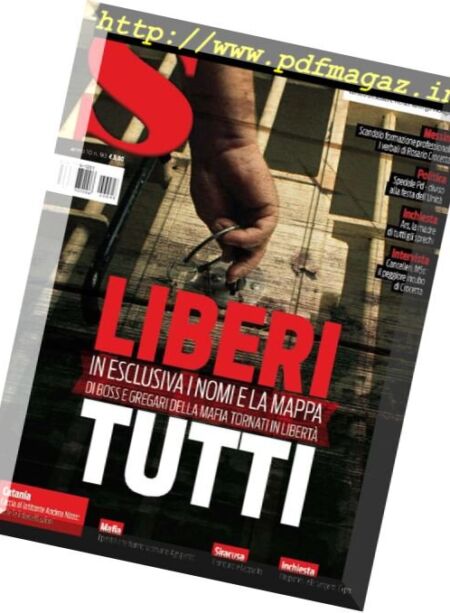 S Magazine – Luglio-Agosto 2016 Cover