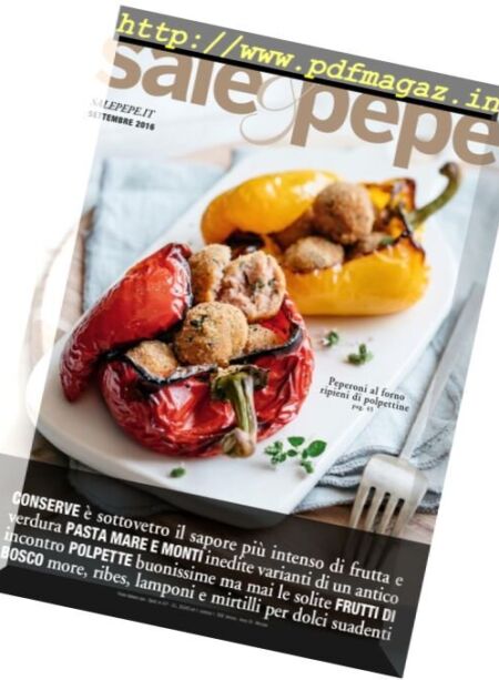 Sale & Pepe – Settembre 2016 Cover