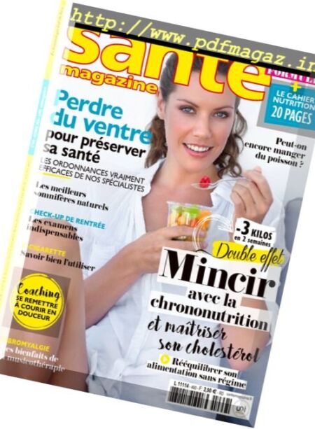 Sante Magazine – Octobre 2016 Cover