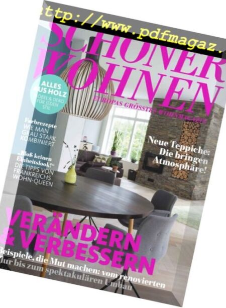 Schoner Wohnen – September 2016 Cover