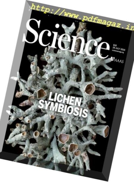 Science – 29 July 2016 Cover
