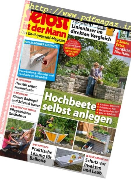 selbst ist der Mann – September 2016 Cover