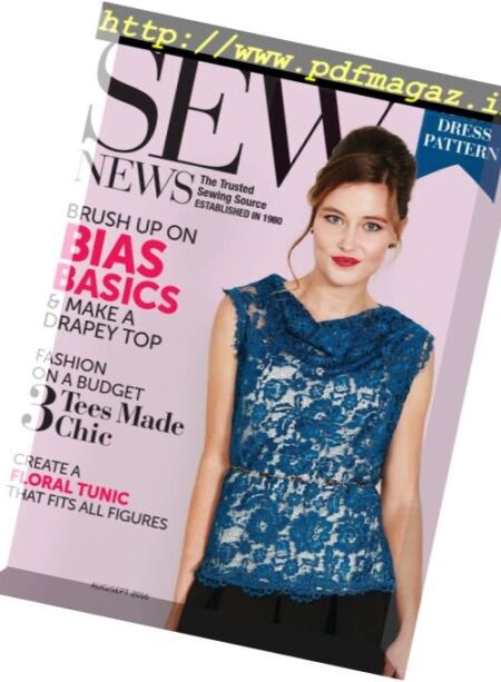 Sew News – August-September 2016 Cover
