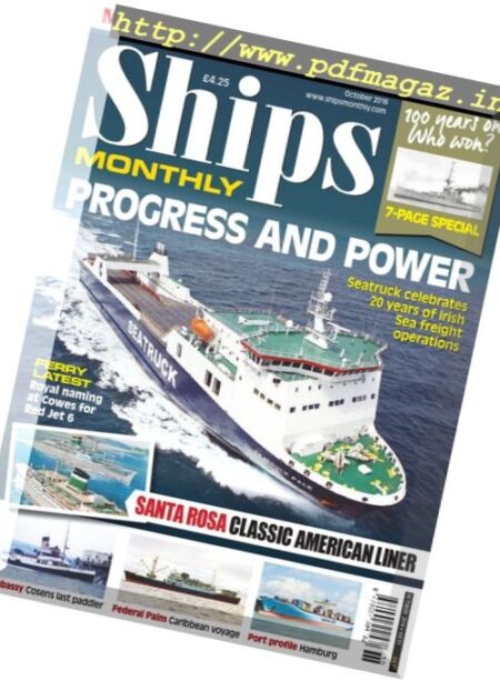 Ships Monthly – October 2016 Cover