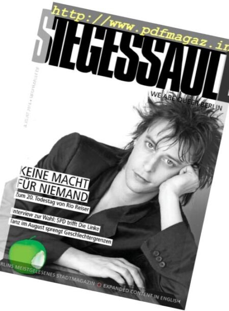 Siegessaule – August 2016 Cover