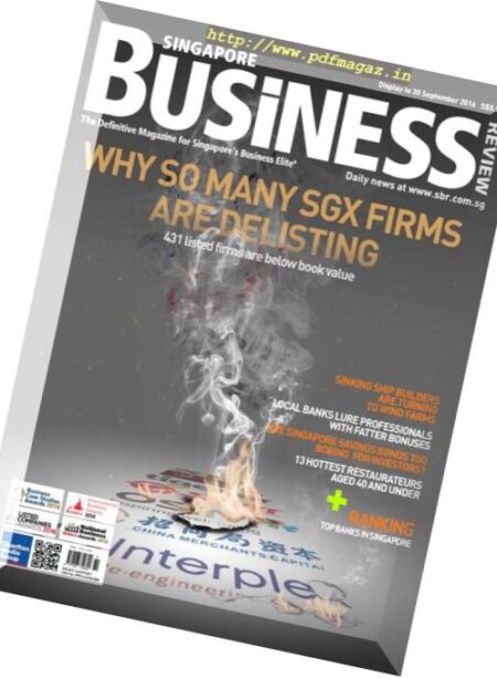 Singapore Business Review – August-September 2016 Cover