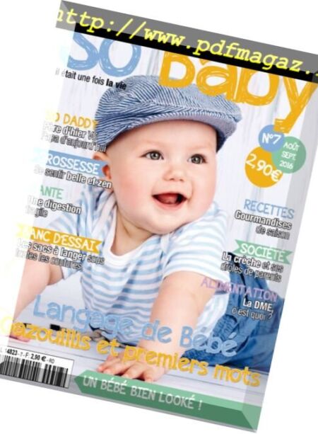 So Baby – Aout-Septembre 2016 Cover