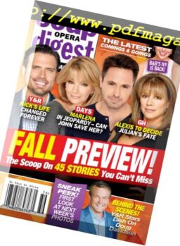 Soap Opera Digest – 5 September 2016