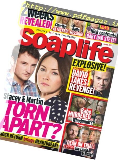 Soaplife – 13 August 2016 Cover