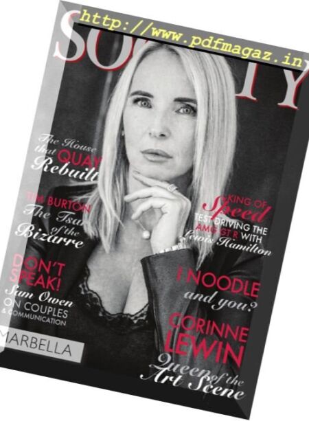 Society Marbella – September 2016 Cover
