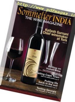 Sommelier India – August-September 2016