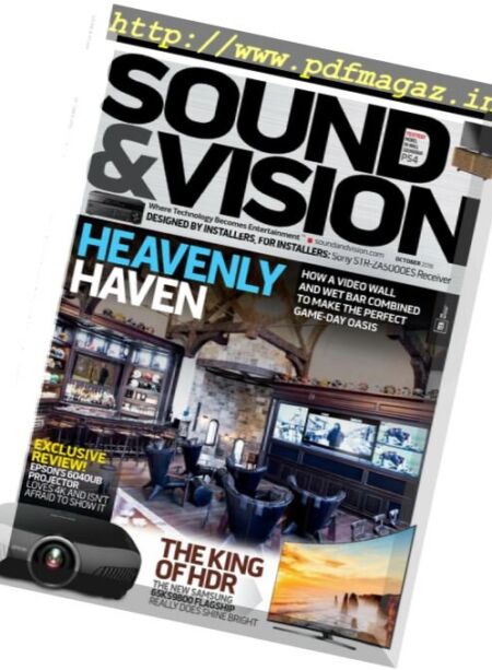 Sound & Vision – October 2016 Cover