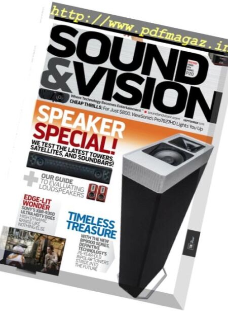 Sound & Vision – September 2016 Cover