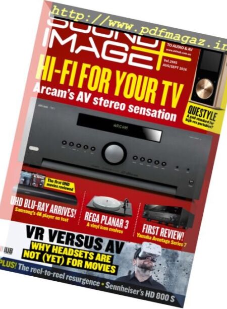 Sound + Image – August-September 2016 Cover