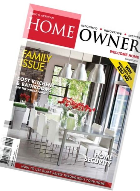 South African Home Owner – August 2016 Cover
