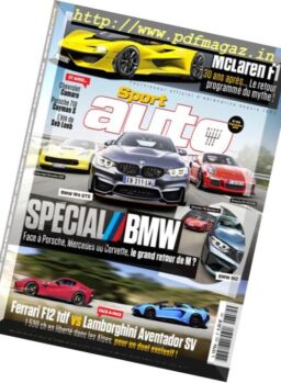 Sport Auto – Septembre 2016