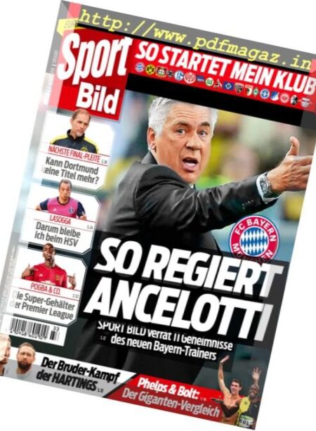 Sport Bild – 17 August 2016 Cover