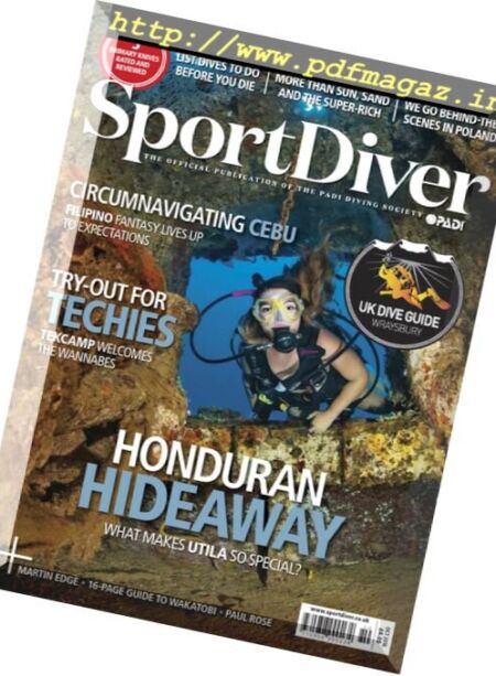 Sport Diver UK – October 2016 Cover