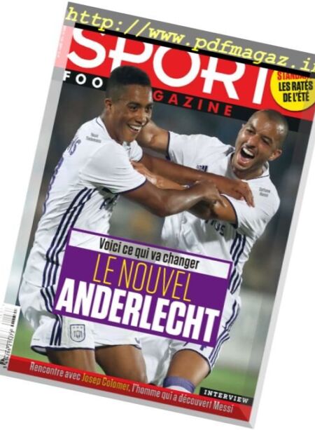 Sport Foot – 3 Aout 2016 Cover