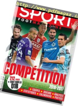Sport Foot Magazine – 27 Juillet 2016
