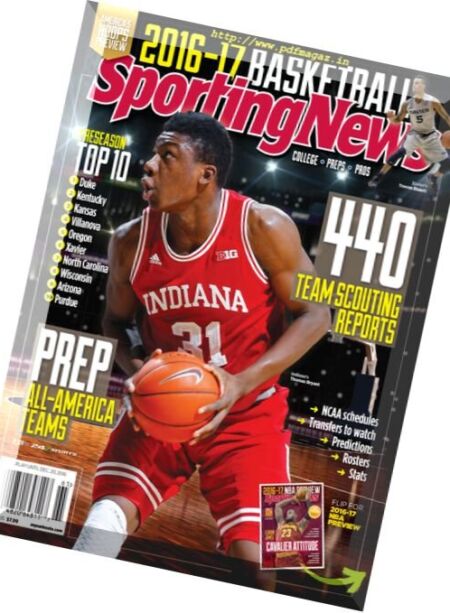 Sporting News Basketball – 2016-2017 Cover