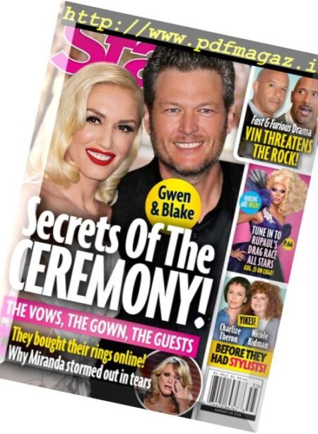 Star Magazine USA – 29 August 2016 Cover