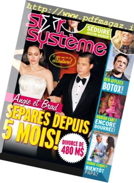 Star Systeme – 12 Aout 2016 Cover