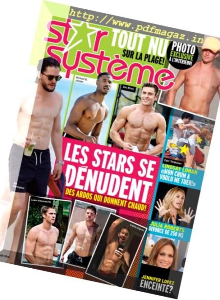 Star Systeme – 19 Aout 2016 Cover
